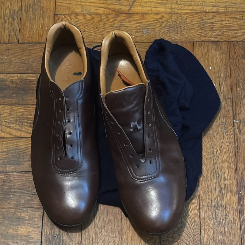 Brown Hermes shoes size 44 used but great condition